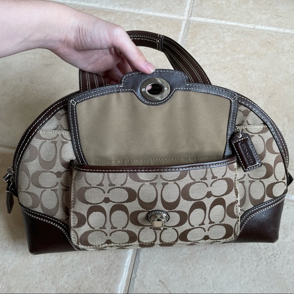 BROWN COACH PURSE - Picture 8 of 16